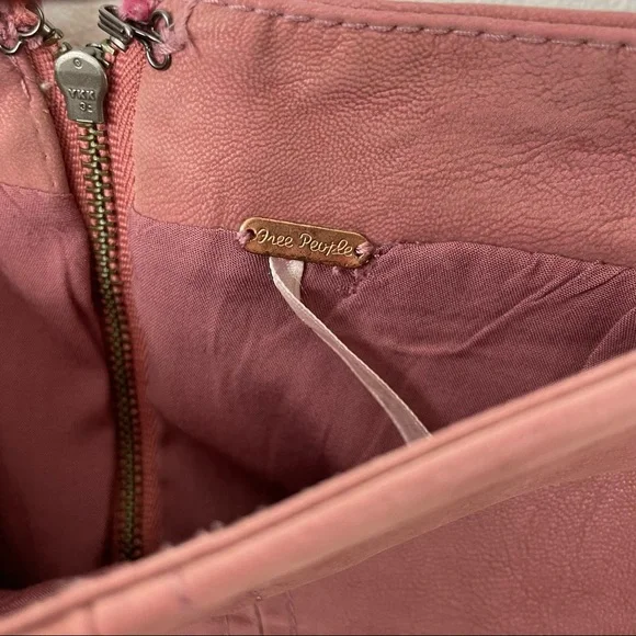 Free People Faux Vegan Leather Coated Mini Skirt - Picture 5 of 8